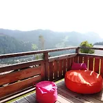 Aux Gets Avec Vue Sur Montagne Et Cheminee בקתה לה ג'ט